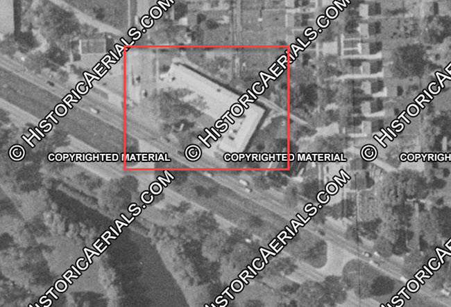Mt. Vernon Motel - 1957 Aerial (newer photo)